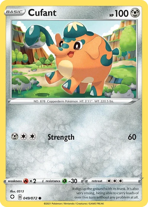 049/072 from Shining Fates Common Pokemon Card