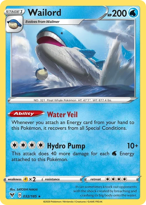 032/185 from Vivid Voltage Holo Rare Pokemon Card