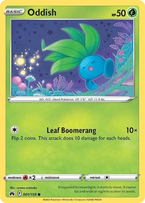 001/159 from Crown Zenith Common Pokemon Card