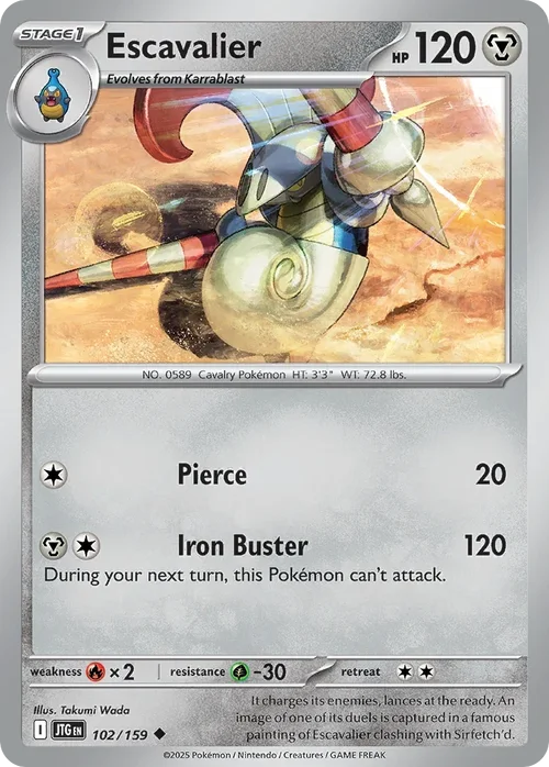 102/159 from Journey Together Uncommon Pokemon Card