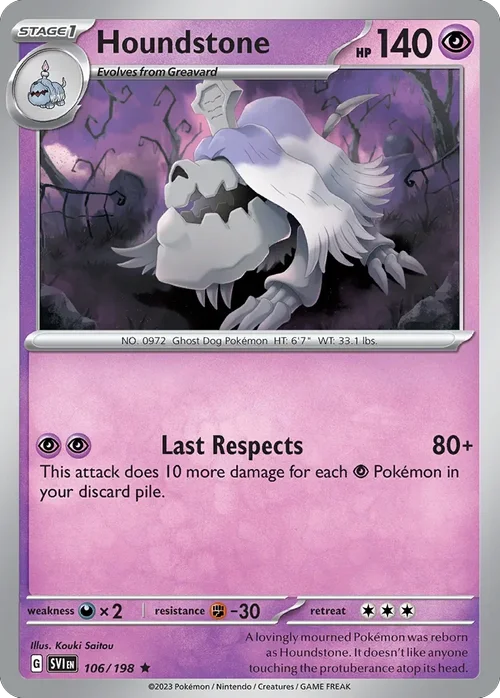 106/198 from Scarlet & Violet Rare Pokemon Card