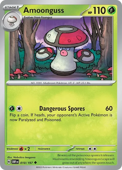 010/197 from Obsidian Flames Uncommon Pokemon Card