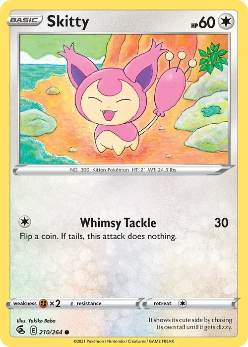 210/264 from Fusion Strike Common Pokemon Card