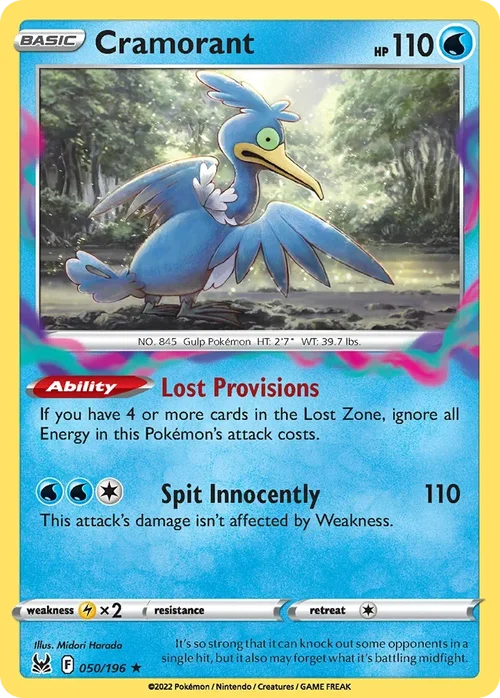 050/196 from Lost Origin Rare Pokemon Card