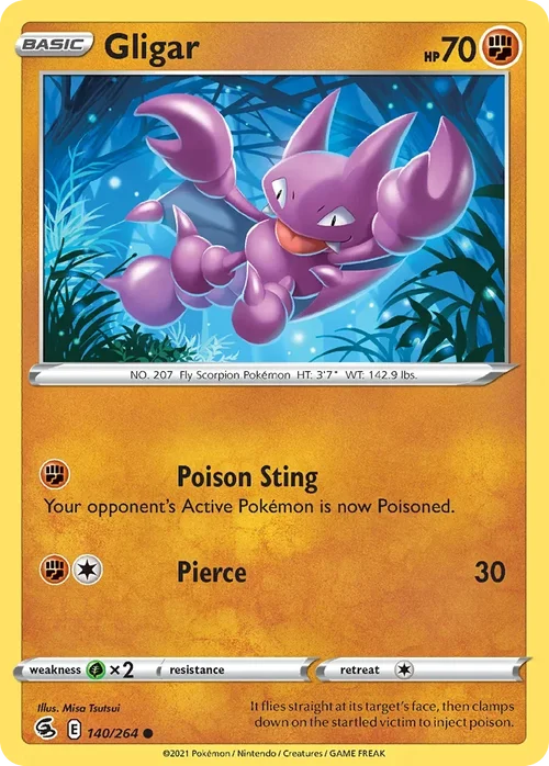 140/264 from Fusion Strike Common Pokemon Card