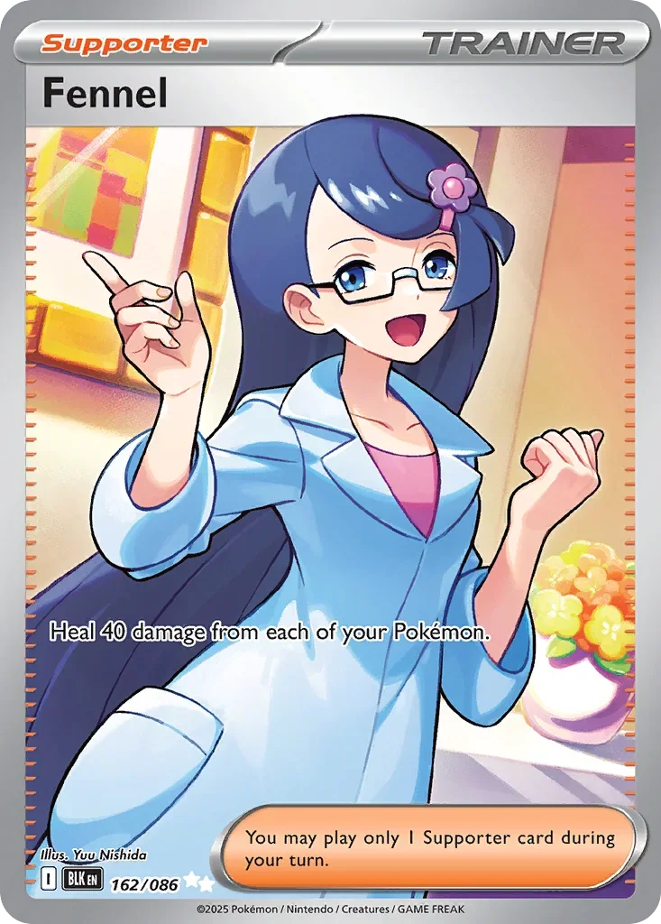 Fennel 162 Pokémon card - Ultra Rare