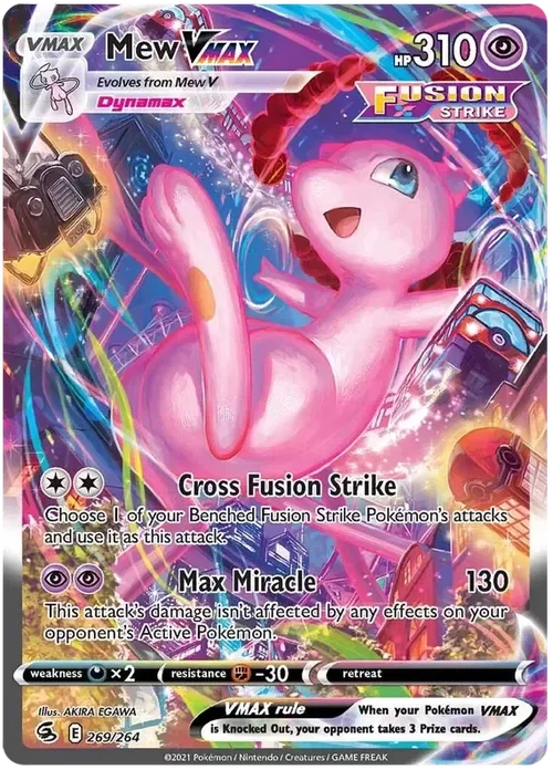 269/264 from Fusion Strike Alternate Art Secret Rare Pokemon Card