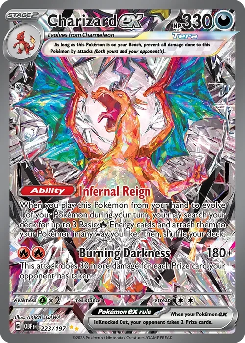 223/197 from Obsidian Flames Special Illustration Rare Pokemon Card