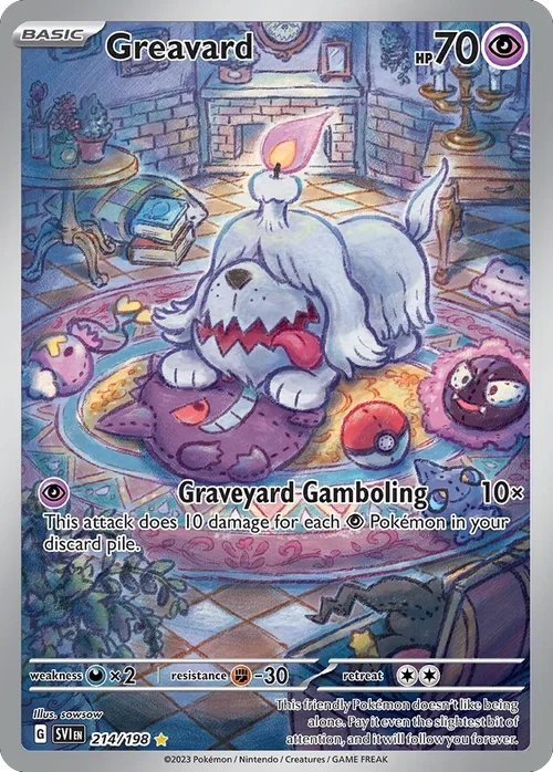 214/198 from Scarlet & Violet Illustration Rare Pokemon Card