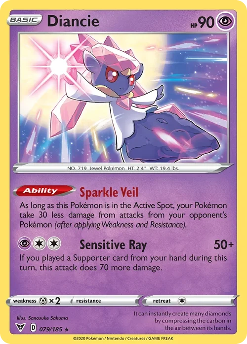 079/185 from Vivid Voltage Holo Rare Pokemon Card