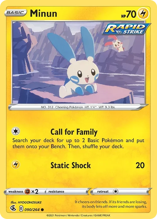 090/264 from Fusion Strike Common Pokemon Card