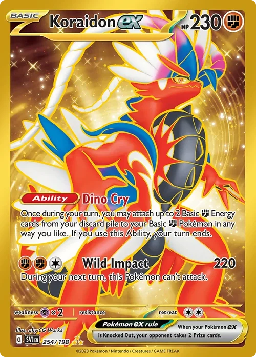254/198 from Scarlet & Violet Hyper Rare Pokemon Card