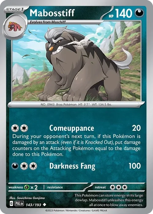 143/193 from Paldea Evolved Uncommon Pokemon Card