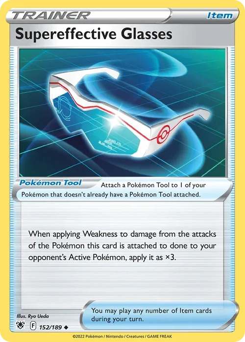 Supereffective Glasses 152 Pokémon card from Astral Radiance set