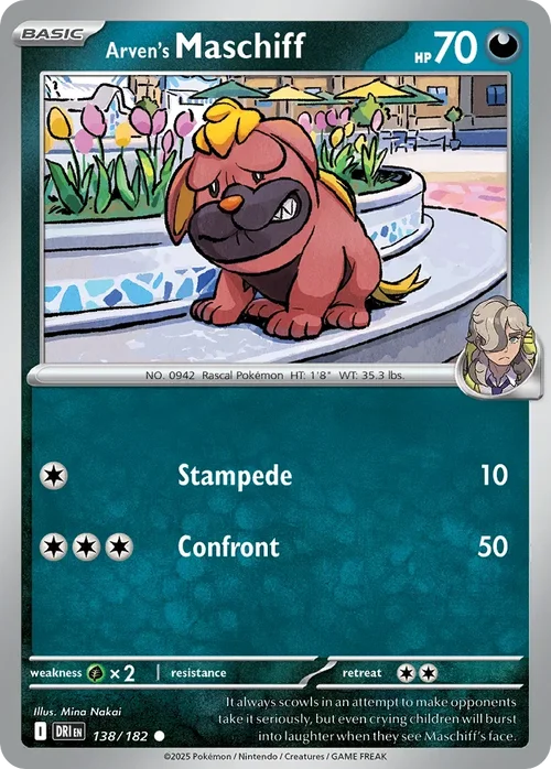 138/182 from Destined Rivals Common Pokemon Card