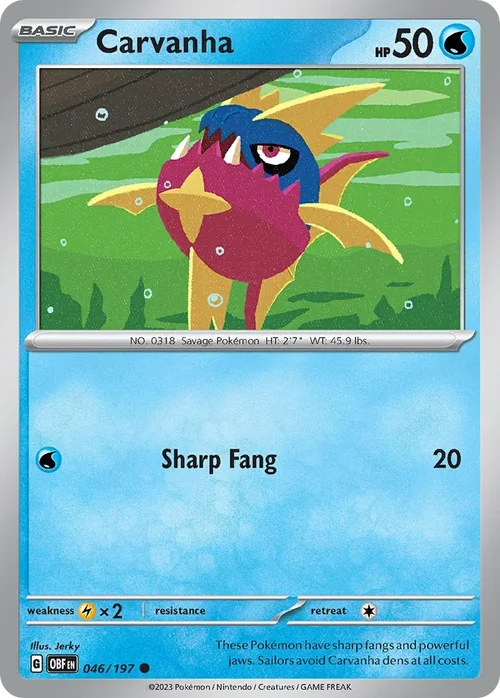 046/197 from Obsidian Flames Common Pokemon Card