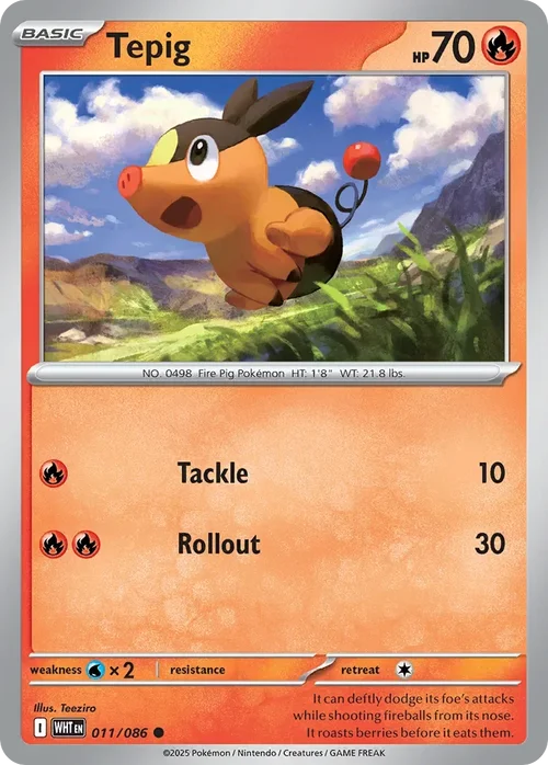 011/086 from White Flare Common Pokemon Card