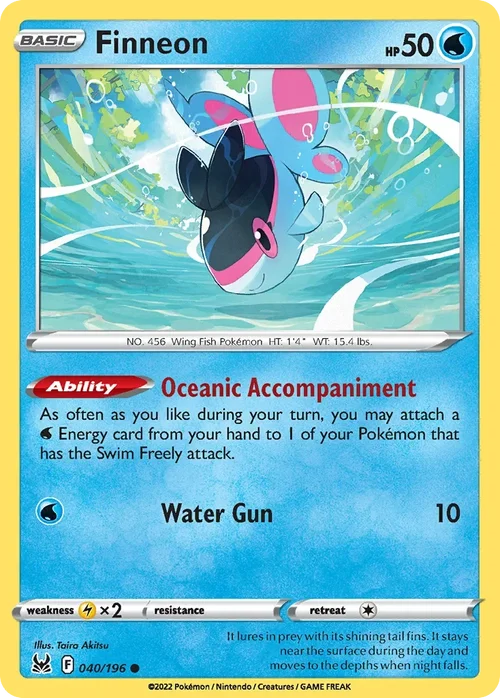 040/196 from Lost Origin Common Pokemon Card