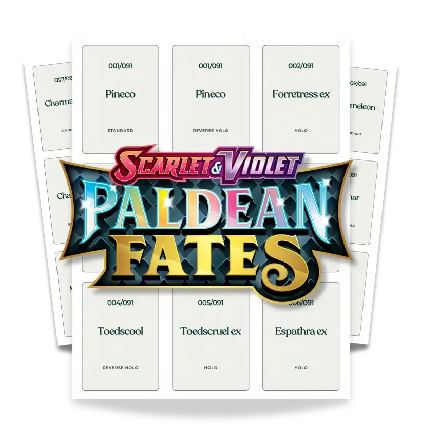 Pladean Fates Printable Binder Placeholders