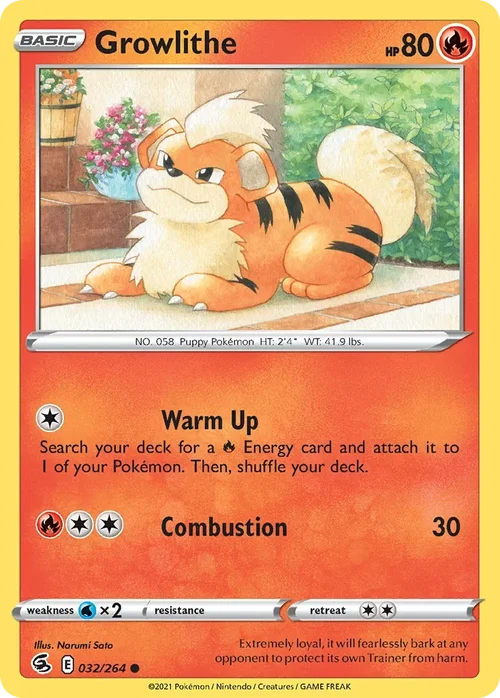 032/264 from Fusion Strike Common Pokemon Card