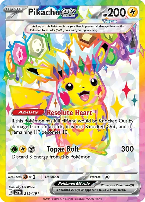 219/191 from Surging Sparks Card List Ultra Rare Pokemon Card