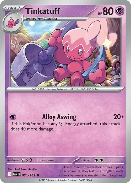 084/182 from Paradox Rift Common Pokemon Card