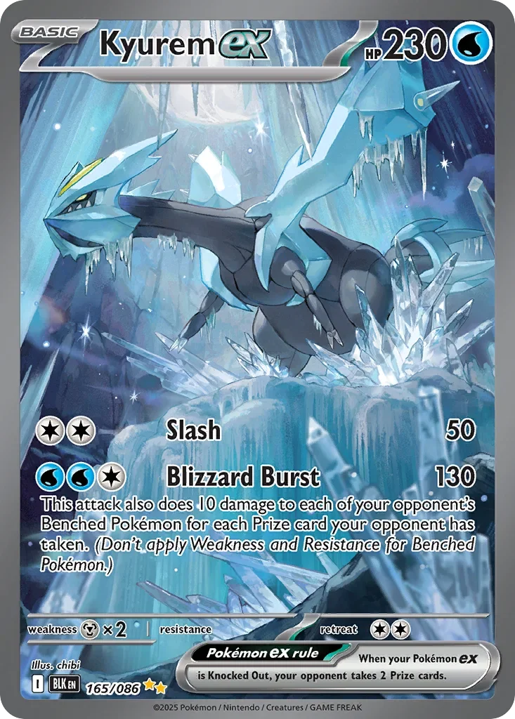 Kyurem ex 165 Pokémon card - Special Illustration Rare