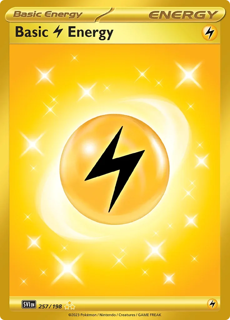 Basic Energy 257 Pokemon card from Scarlet & Violet set