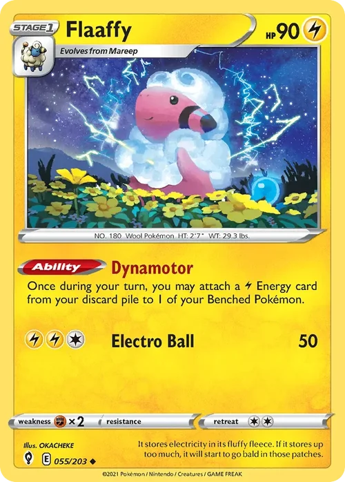 055/203 from Evolving Skies Uncommon Pokemon Card