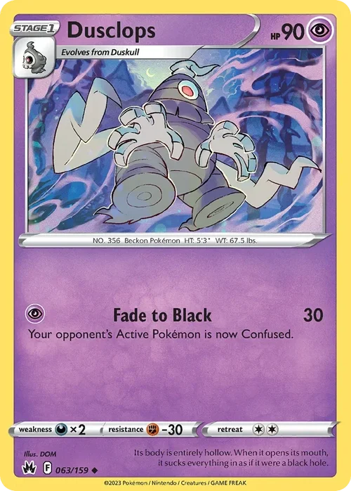 063/159 from Crown Zenith Uncommon Pokemon Card