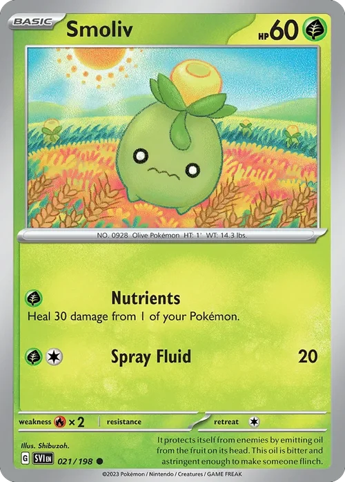 021/198 from Scarlet & Violet Common Pokemon Card