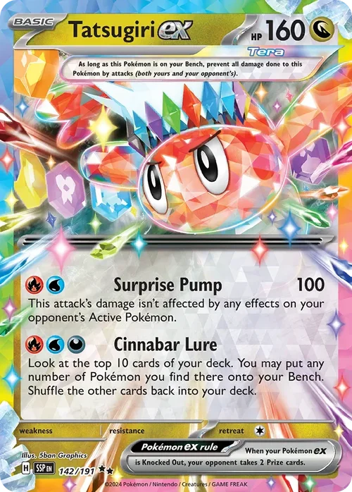 142/191 from Surging Sparks Card List Double Rare Pokemon Card