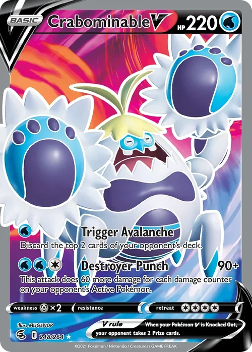 248/264 from Fusion Strike Full Art Pokemon Card
