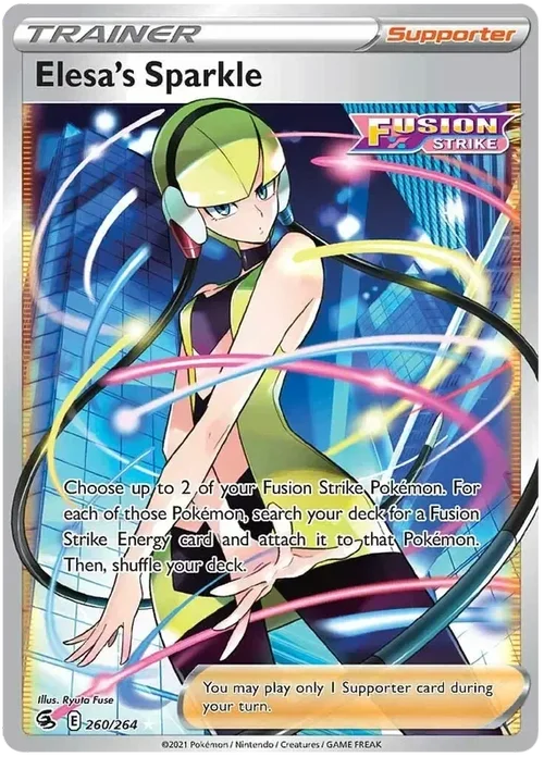 260/264 from Fusion Strike Full Art Trainer Card