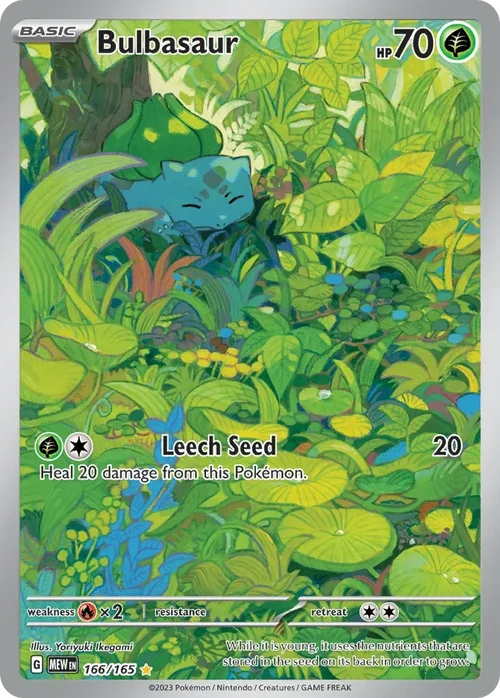166/165 from 151 Illustration Rare Pokemon Card