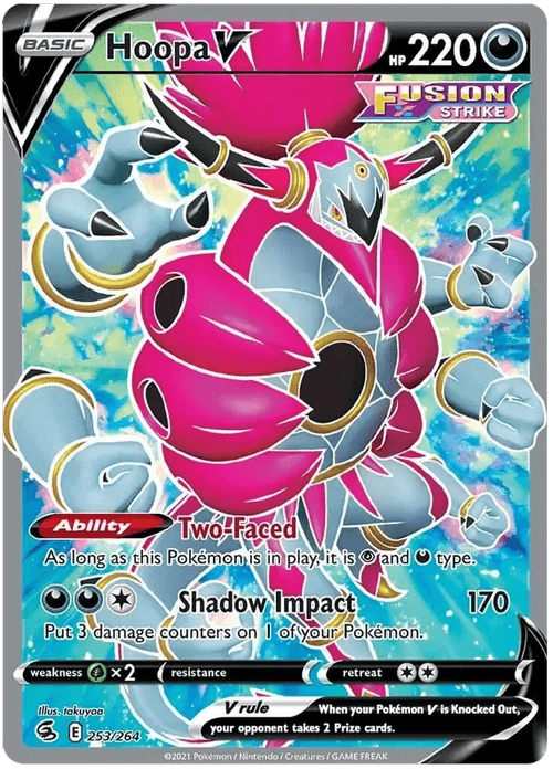 253/264 from Fusion Strike Full Art Pokemon Card