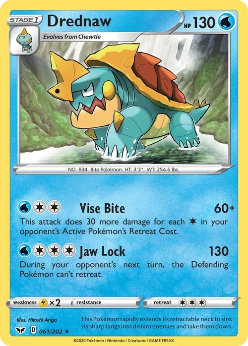 061/202 from Sword & Shield Rare Pokemon Card