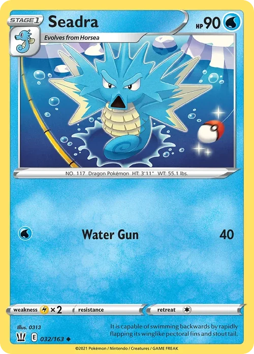 032/163 from Battle Styles Uncommon Pokemon Card