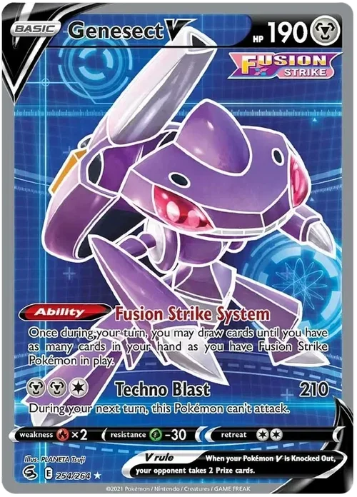 254/264 from Fusion Strike Full Art Pokemon Card