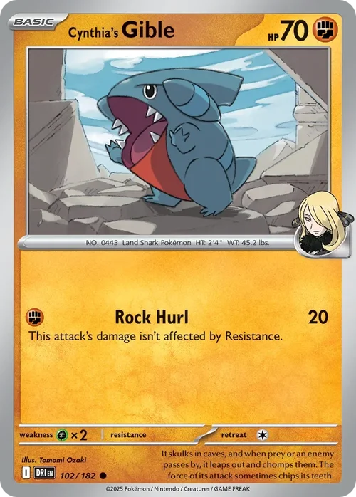 102/182 from Destined Rivals Common Pokemon Card