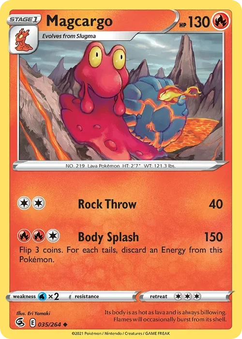 035/264 from Fusion Strike Uncommon Pokemon Card