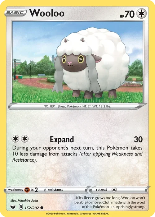 152/202 from Sword & Shield Common Pokemon Card