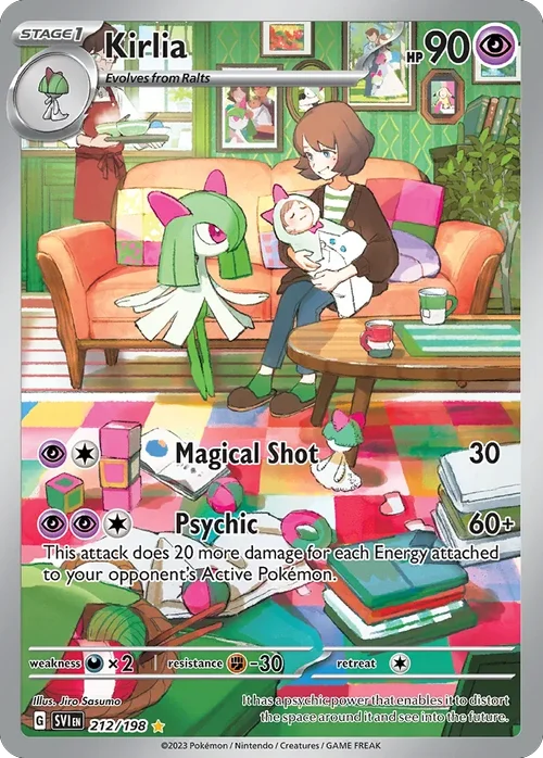 212/198 from Scarlet & Violet Illustration Rare Pokemon Card