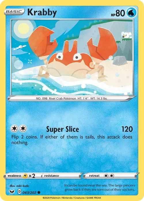 043/202 from Sword & Shield Common Pokemon Card