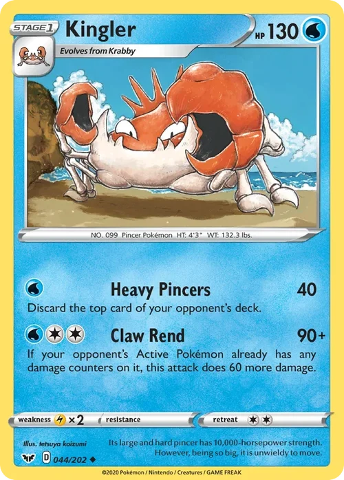 044/202 from Sword & Shield Uncommon Pokemon Card