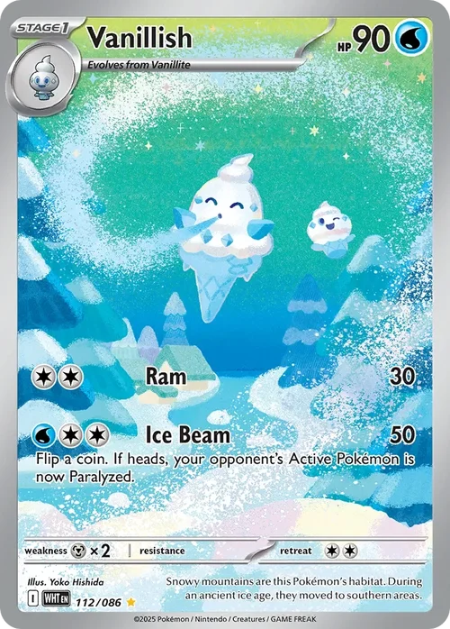 112/086 from White Flare Illustration Rare Pokemon Card