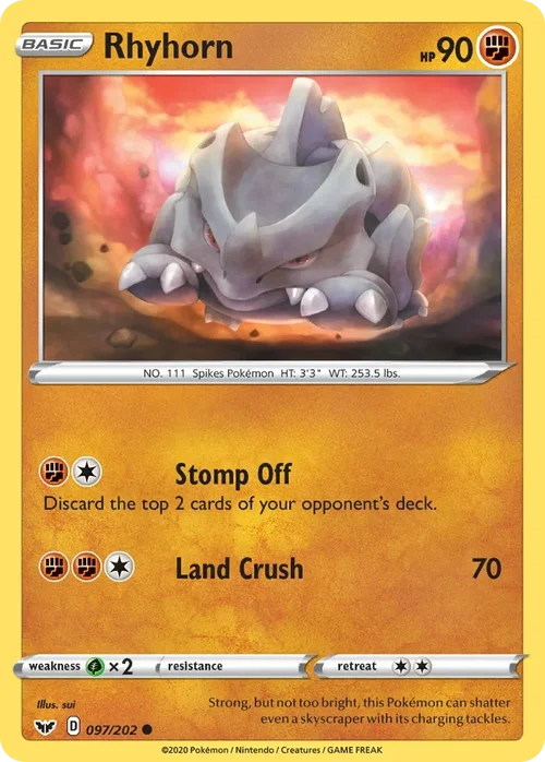 097/202 from Sword & Shield Common Pokemon Card