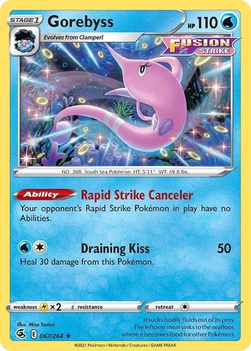 067/264 from Fusion Strike Rare Pokemon Card