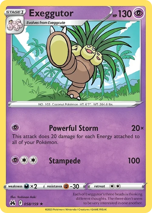 Crown Zenith - Exeggutor 58