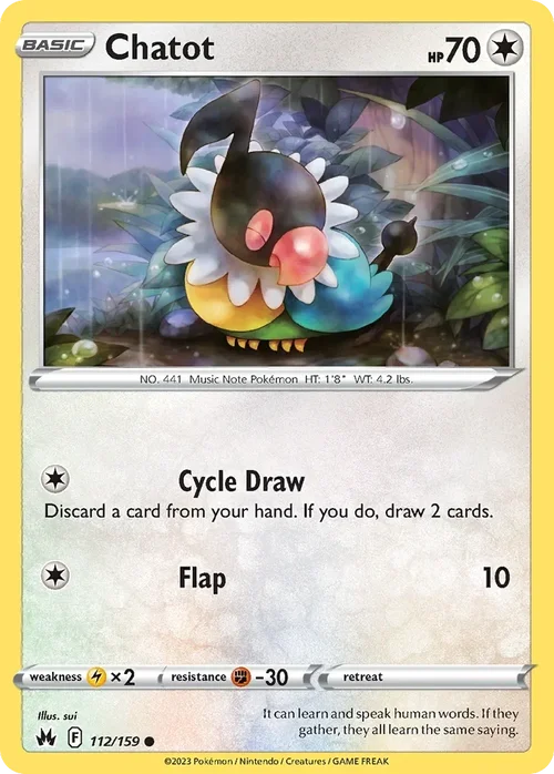 112/159 from Crown Zenith Common Pokemon Card